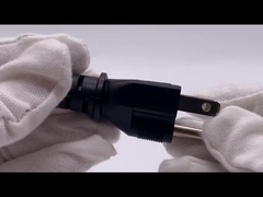 اليابان 3-البين وصلة إلى IEC 320 C13 AC مجموعة كابل الطاقة صياغة