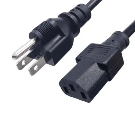 كابلات الطاقة اليابانية JET الموافقة 3Pin إلى IEC C13 كابل الكمبيوتر المحمول الكهربائي كابل الكمبيوتر