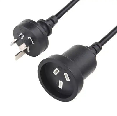 أستراليا AU سلك الطاقة 3 دبوس وصلة 10A 250V إلى IEC 320 C13 كابل AC