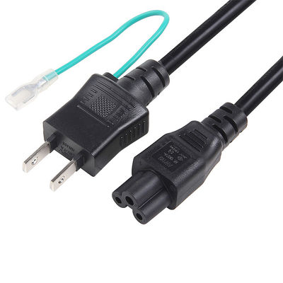JIS اليابان سلك التيار السوداء 3 دبوس جيت موافقة PSE 7A 15A 125V