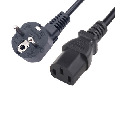 16A 250V 3 Pin VDE C13 سلك الطاقة الأوروبي
