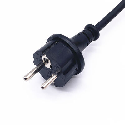 16A 250V سلك الطاقة الاتحاد الأوروبي حسب الطلب لون 3 دبوس وصلة كابل ENEC