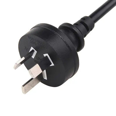 3 دبوسات للكابل الكهربائي للإنترنت إلى IEC 320 C13 SAA أستراليا كابل 0.5m 0.75m 1m 1.5m