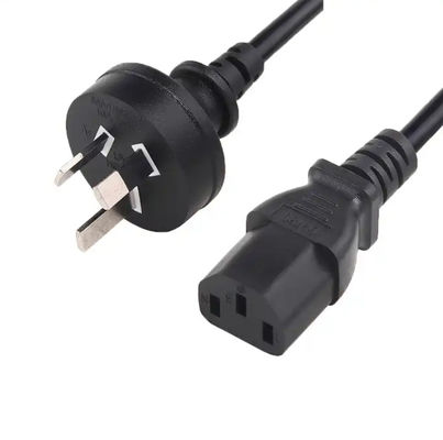 7.5A 10A 250V AU أستراليا القياسية SAA تمت الموافقة على سلك الكهرباء AC سلك التوسيع كابل الكهرباء