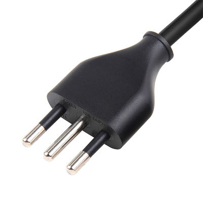 أسود إيطاليا سلك الطاقة 3 دبوس وصلة إلى IEC 320 C5 كابل تمديد للحاسوب