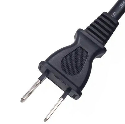 PSE اليابان السلك الكهربائي JIS C8303 2 Pin Plug JET شهادة كابل C7