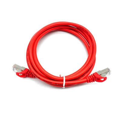 كابل Cat6A RJ45 المقاوم للماء بطول مخصص معطف PVC للاتصالات والتطبيقات الشبكة LAN