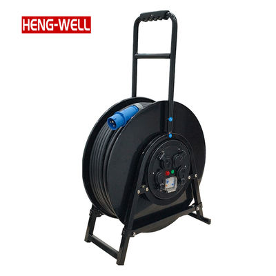 بكرة كابل طاقة قابلة للسحب محمولة مع مقابس للاستخدام في ورشة العمل المنزلية والمرآب | 100 متر 50 متر 40 متر 25 متر 10 متر سلك تمديد IP20